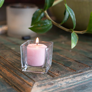 3 of 3: richland votive candles pink gardenia scented 10 hour set of 12