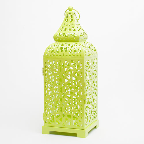 Richland Lime Moroccan Temple Metal Lantern - view 3