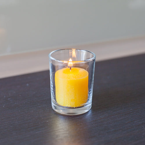 richland votive candles unscented yellow 10 hour set of 12 - view 3