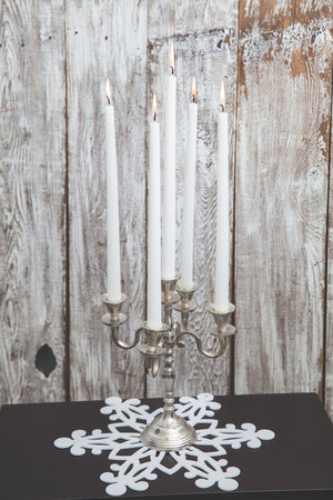 3 of 3: Richland Taper Candles 14" White Set of 10