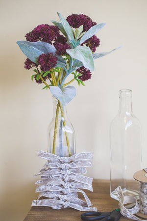 3 of 4: Richland Glass Square Bottle Set of 12