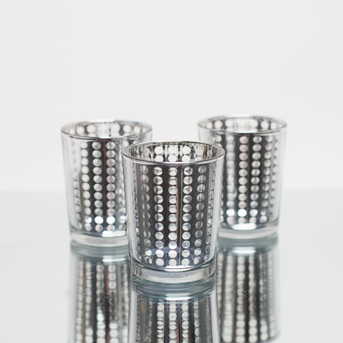 richland silver dotted glass holder small 12 - view 3