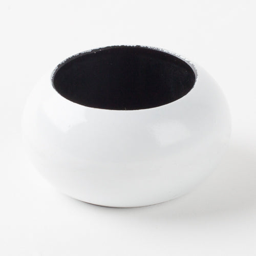 Richland Napkin Ring 2.3" White Set of 4