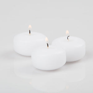 1 of 6: Richland Floating Candles 2" White Set of 24