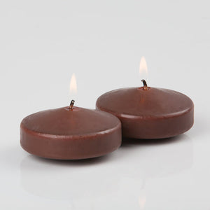 1 of 4: richland floating candles 3 brown set of 12