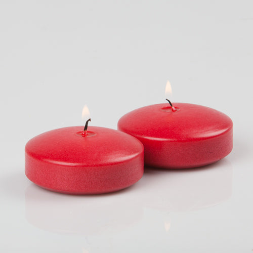 richland floating candles 3 red set of 12 - view 1