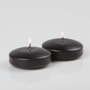 1 of 3: Richland Floating Candles 3" Black Set of 12
