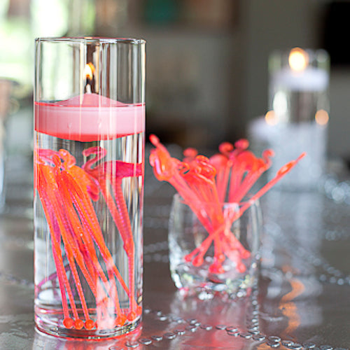 richland floating candles 3 pink set of 72