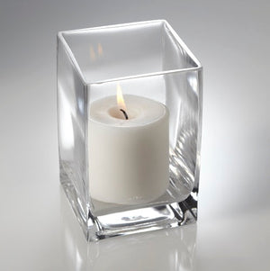 2 of 2: Eastland Square Pillar Candle Holder 6"