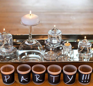 3 of 5: Eastland Chalkboard Votive Holder Set of 144