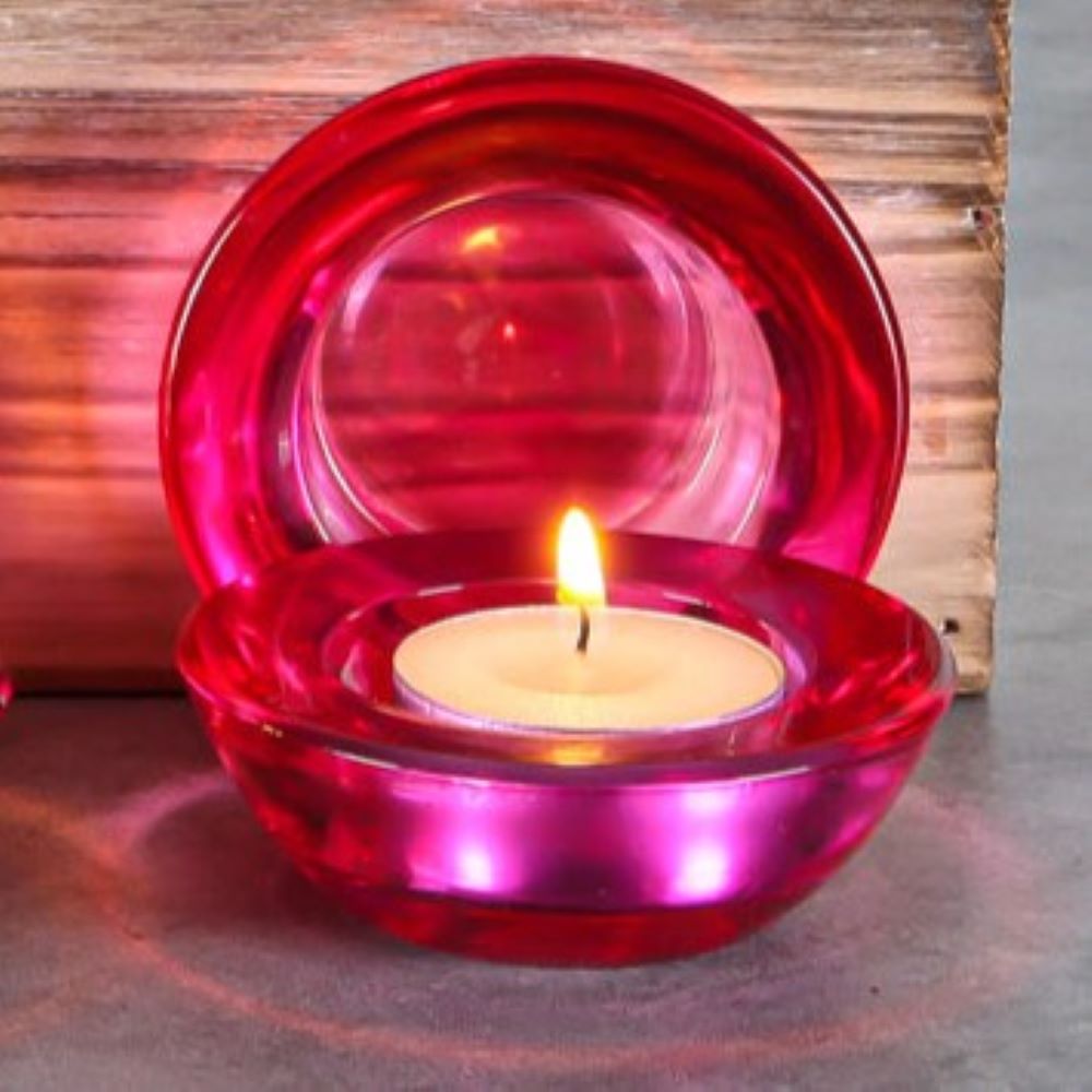 Eastland Chunky Tealight Candle Holder Pink Set of 96 - view 2
