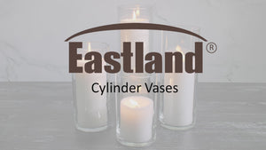 17 of 17: Richland Slim Pillar Candles & Cylinder Vases Set of 24