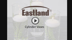 4 of 4: Eastland Cylinder Vases 7.5" , 9" & 10.5" Set of 3