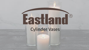 5 of 5: Eastland Cylinder Pillar Candle Holders 6" , 7.5" & 10.5" Set of 3