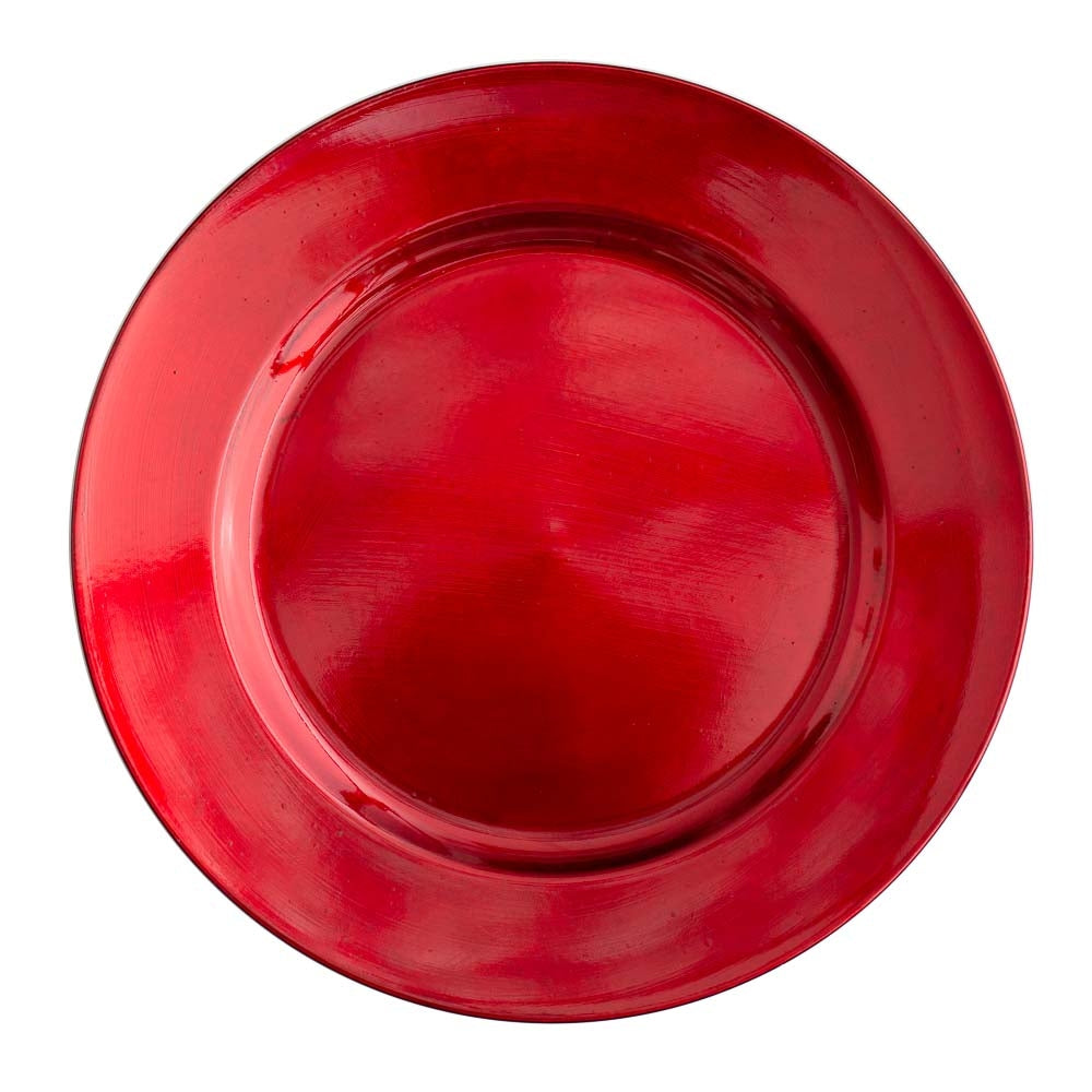 Richland Plain Charger Plate 13" Red Set of 24 - view 1