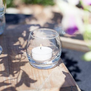 8 of 8: Richland Clear Cup Tealight Candles White Unscented Set of 50