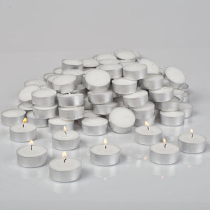 1 of 7: Richland Tealight Candles White Unscented Set of 500