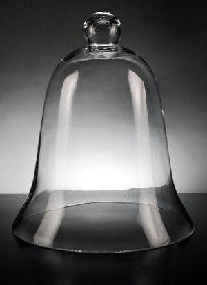 1 of 2: Thick Glass Bell Jar 11-1/2"